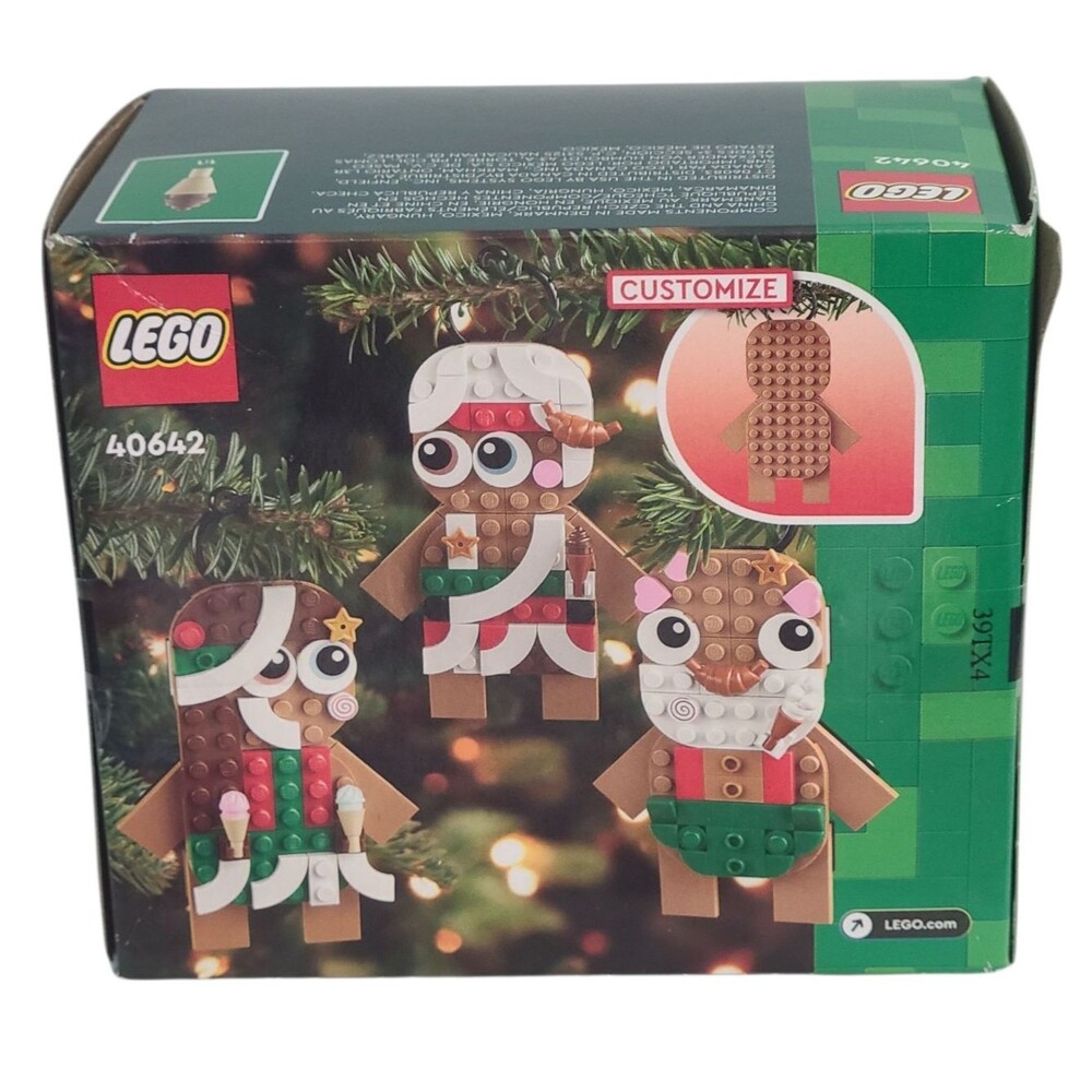 LEGO Gingerbread Ornaments (40642) NIB SET AUTHENTIC ORIGINAL Christmas Retired